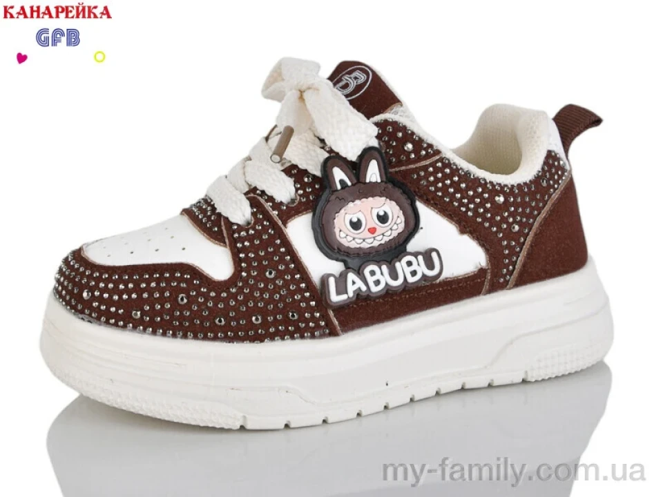 Кросівки штучна шкіра-штучна замша коричневий діти дівчинка, Дитячі кросівки оптом