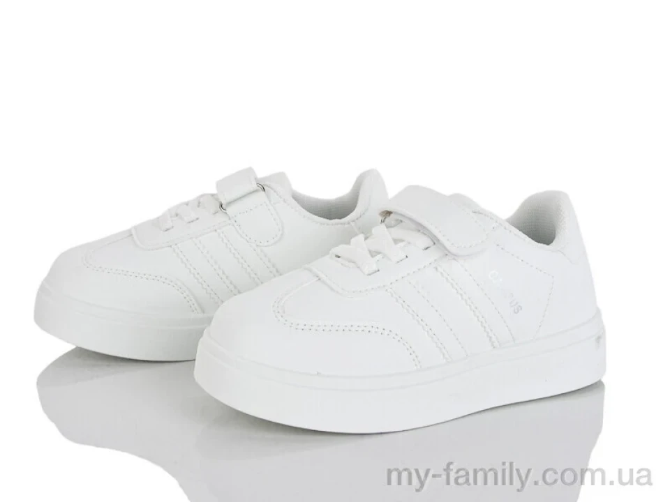 Кросівки штучна шкіра білий діти унісекс, Дитячі кросівки оптом