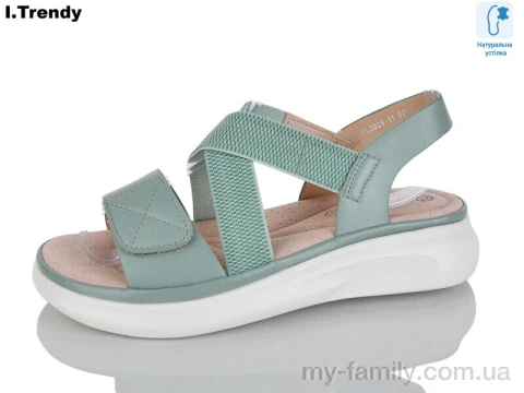 Босоніжки штучна шкіра-текстиль зелений жінки -, Жіночі босоніжки оптом