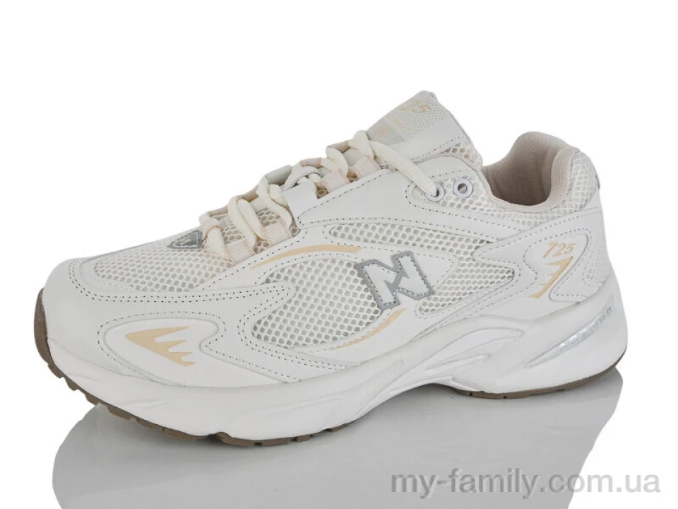 Кросівки штучна шкіра-текстиль бежевий жінки -, Жіночі кросівки оптом