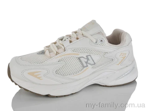 Кросівки штучна шкіра-текстиль бежевий жінки -, Жіночі кросівки оптом