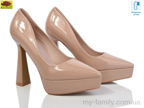 Туфлі штучний лак коричневий жінки -, Туфлі жіночі оптом