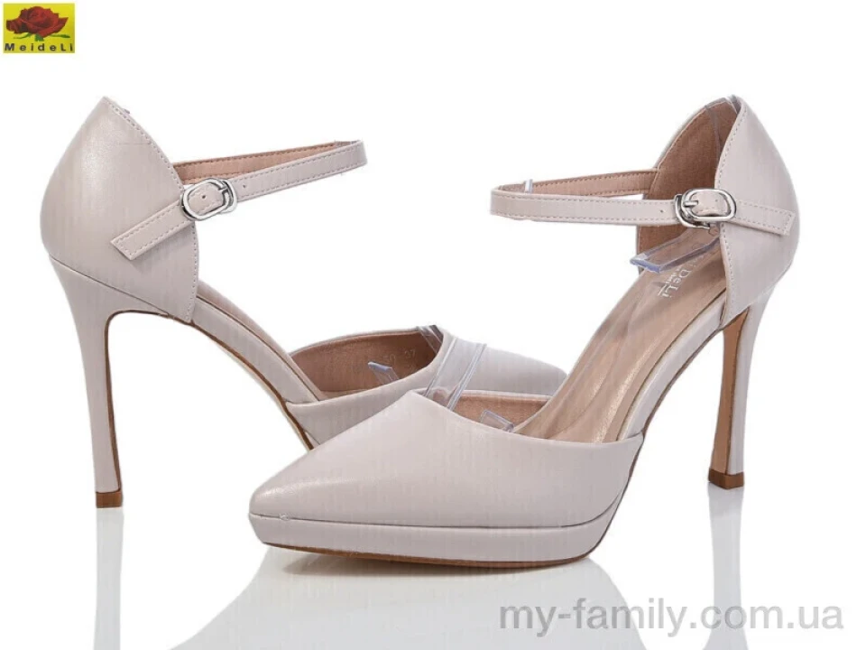 Туфлі штучна шкіра бежевий жінки -, Туфлі жіночі оптом