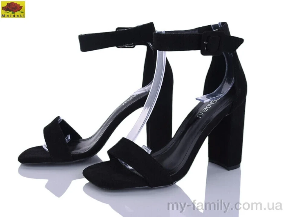 Босоніжки штучна замша чорний жінки -, Жіночі босоніжки оптом