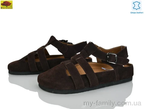 Босоніжки натуральна замша коричневий жінки -, Жіночі босоніжки оптом