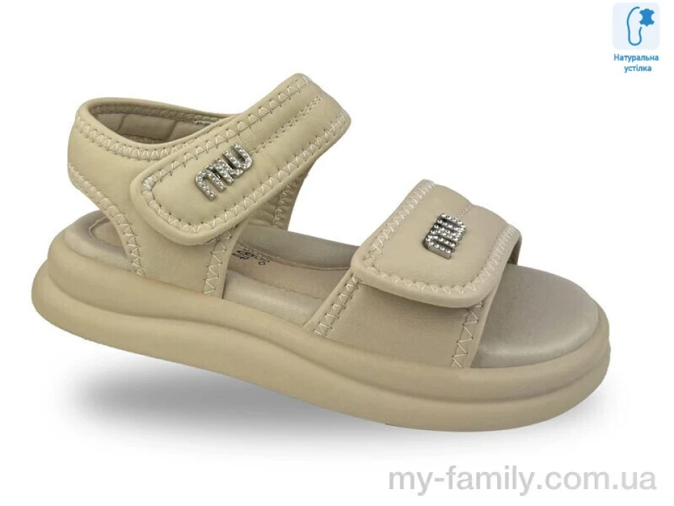 Босоніжки штучна шкіра хакі діти дівчинка, Взуття оптом діти
