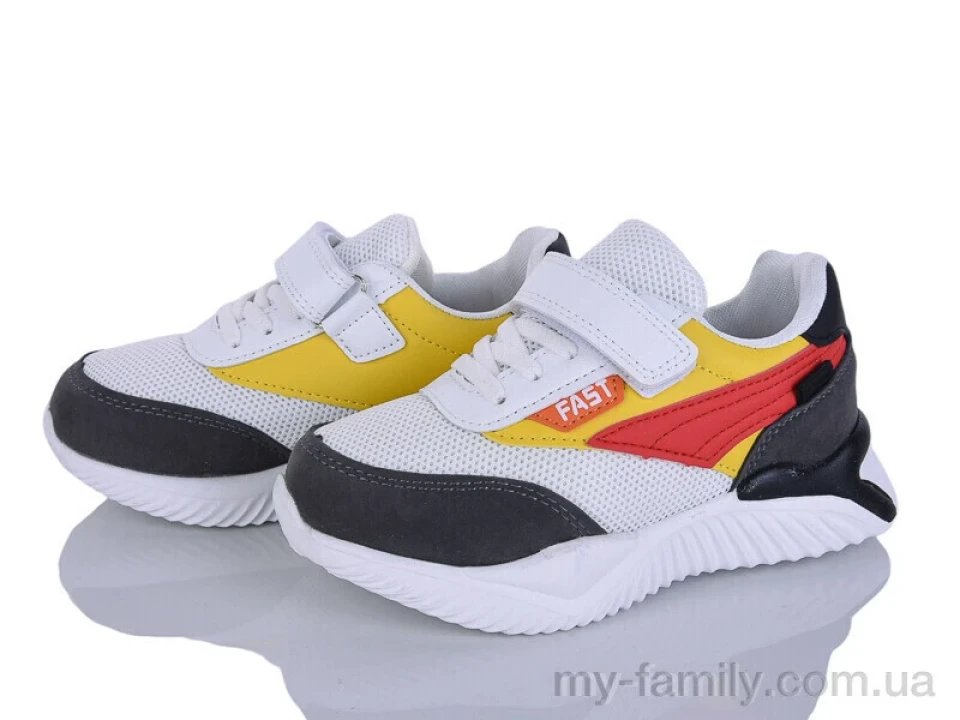 Кросівки штучна шкіра-текстиль білий діти унісекс, Дитячі кросівки оптом