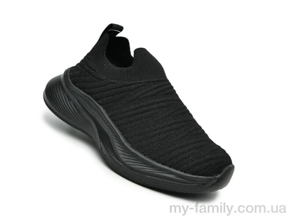 Кросівки текстиль чорний діти унісекс, Дитячі кросівки оптом