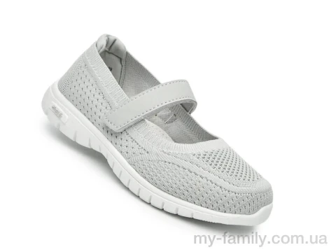 Туфлі текстиль сірий діти дівчинка, Дитячі туфлі оптом