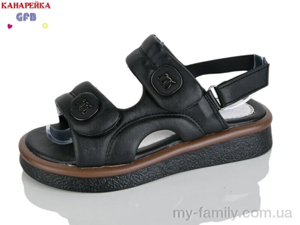 Босоніжки штучна шкіра чорний діти дівчинка, Взуття оптом діти