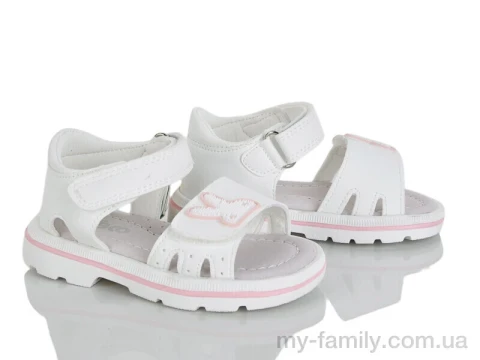 Босоніжки штучна шкіра білий діти дівчинка, Взуття оптом діти