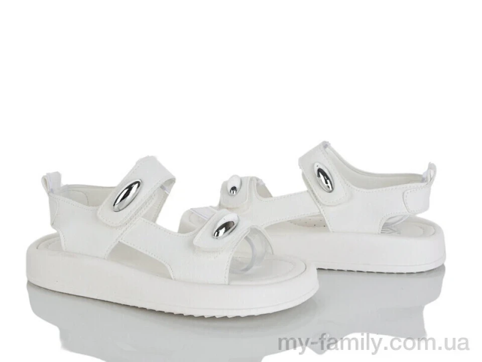 Босоніжки штучна шкіра білий діти дівчинка, Взуття оптом діти