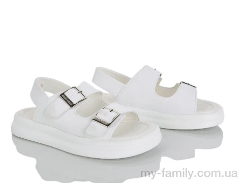 Босоніжки штучна шкіра білий діти дівчинка, Взуття оптом діти