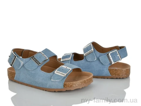 Босоножки искусственная замша голубой дети девочка, Взуття оптом дети