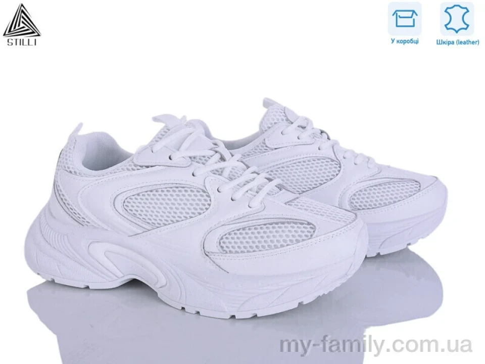 Кросівки натуральна шкіра-текстиль білий жінки -, Жіночі кросівки оптом