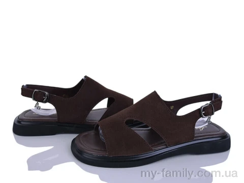 Босоніжки штучна замша коричневий жінки -, Жіночі босоніжки оптом