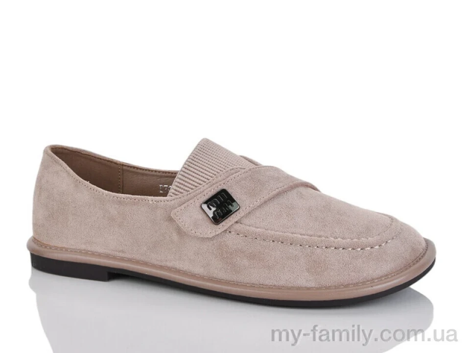 Туфлі штучна замша бежевий жінки -, Туфлі жіночі оптом