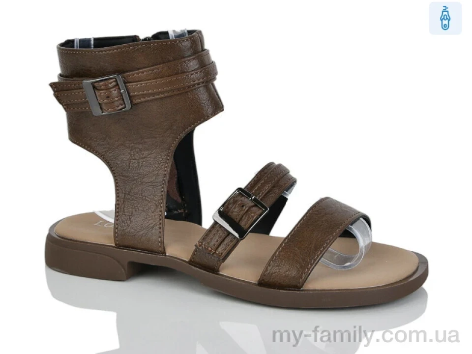 Босоніжки штучна шкіра коричневий жінки -, Жіночі босоніжки оптом