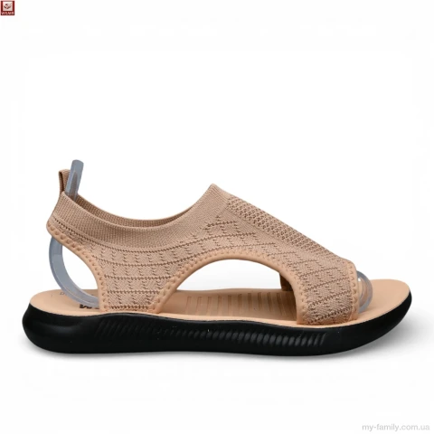 Босоніжки текстиль коричневий жінки -, Жіночі босоніжки оптом