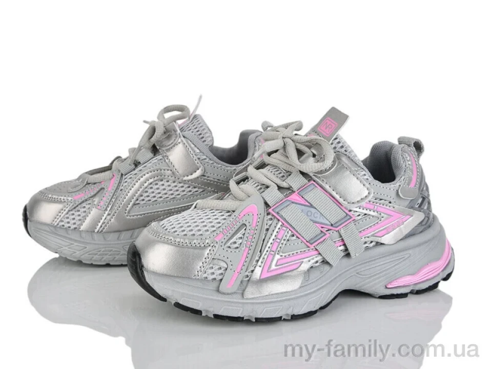 Кросівки штучна шкіра-текстиль сірий діти дівчинка, Дитячі кросівки оптом