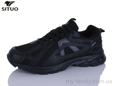 Кросівки штучна шкіра-текстиль чорний чоловіки -, Чоловічі кросівки оптом