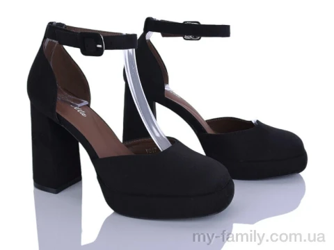 Туфлі штучна замша чорний жінки -, Туфлі жіночі оптом