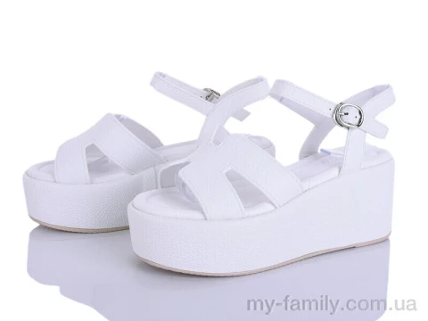 Босоніжки штучна шкіра білий жінки -, Жіночі босоніжки оптом