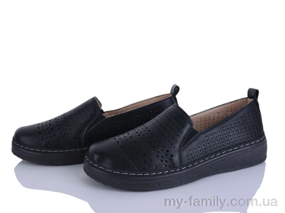 Туфлі штучна шкіра чорний жінки -, Туфлі жіночі оптом