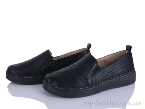 Туфлі штучна шкіра чорний жінки -, Туфлі жіночі оптом