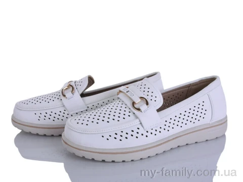 Туфлі штучна шкіра білий жінки -, Туфлі жіночі оптом