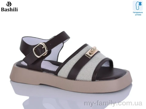 Босоножки искусственная кожа-текстиль коричневый дети девочка, Взуття оптом дети