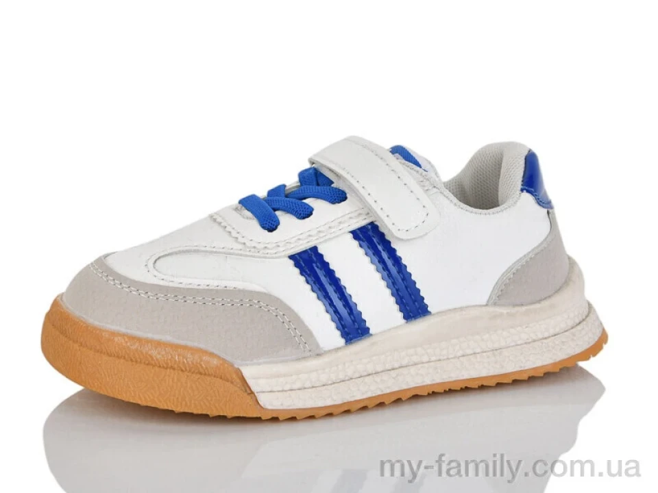 Кросівки штучна шкіра-штучна замша білий діти хлопчик, Дитячі кросівки оптом