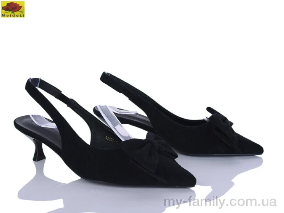 Туфлі штучна замша чорний жінки -, Туфлі жіночі оптом