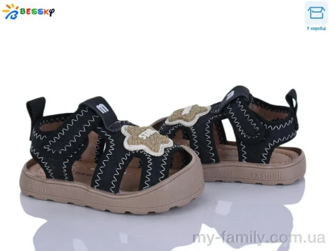 Босоножки искусственная кожа черный дети девочка, Взуття оптом дети