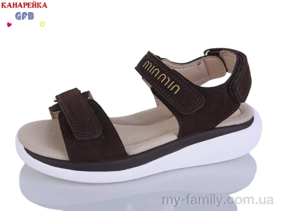 Босоніжки штучна замша коричневий діти дівчинка, Взуття оптом діти