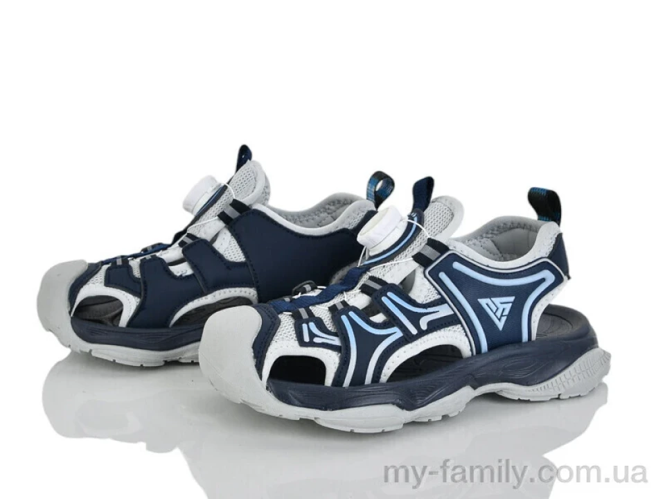 Кросівки штучна шкіра-текстиль синій діти хлопчик, Дитячі кросівки оптом