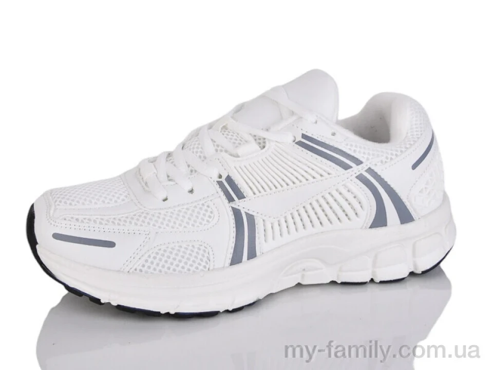 Кросівки штучна шкіра-текстиль білий унісекс -, Унісекс кросівки оптом