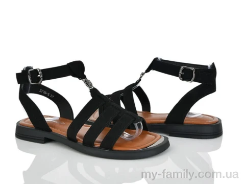 Босоніжки штучна замша чорний жінки -, Жіночі босоніжки оптом