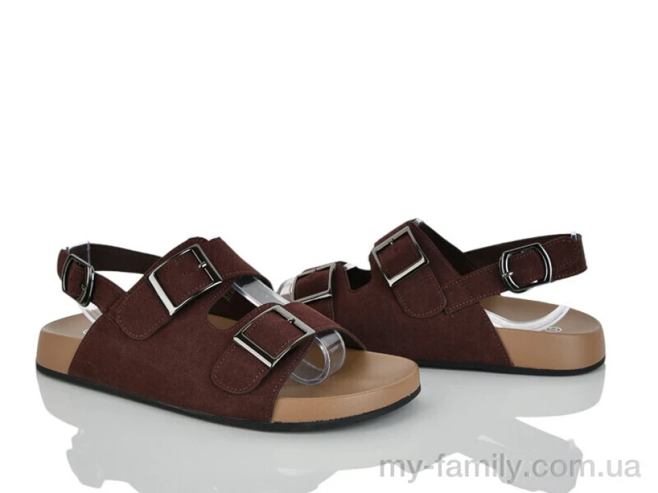 Босоніжки штучна замша коричневий жінки -, Жіночі босоніжки оптом