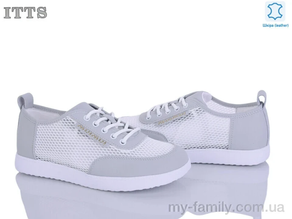 Кросівки натуральна шкіра-текстиль сірий жінки -, Жіночі кросівки оптом