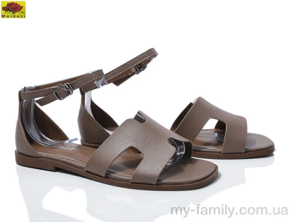 Босоніжки штучна шкіра коричневий жінки -, Жіночі босоніжки оптом