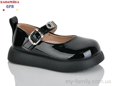 Туфлі штучний лак чорний діти дівчинка, Дитячі туфлі оптом