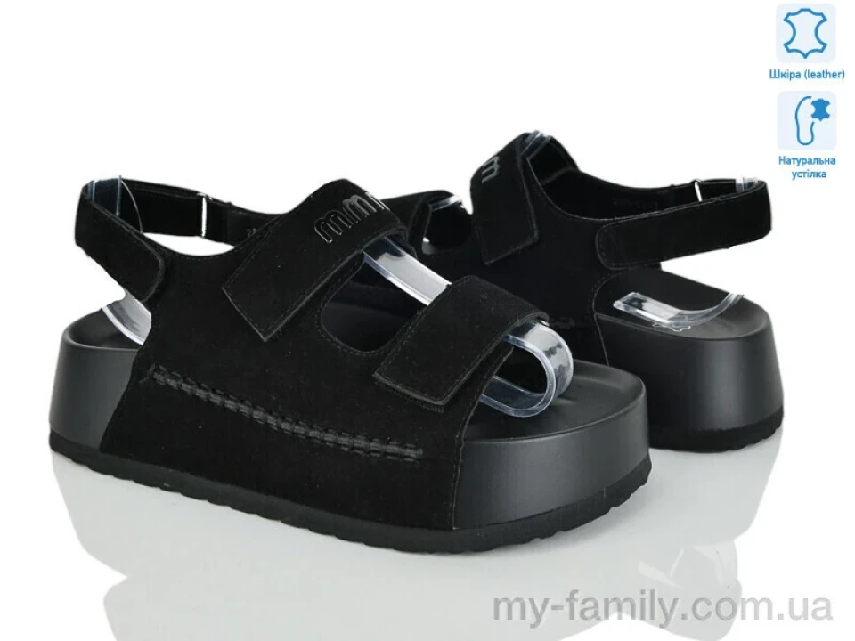 Босоніжки натуральна замша чорний жінки -, Жіночі босоніжки оптом