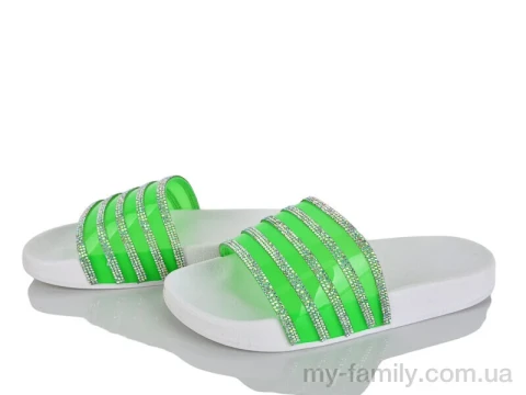 Шльопанці силікон зелений жінки -, Жіночі шльопанці оптом
