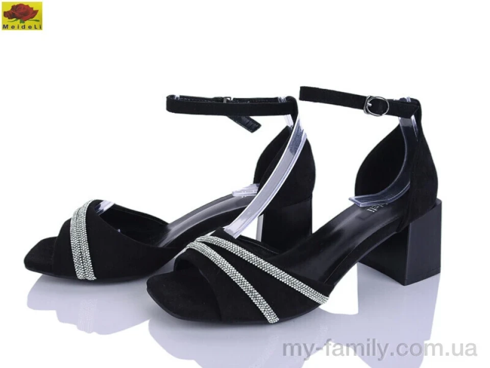 Босоніжки штучна замша чорний жінки -, Жіночі босоніжки оптом