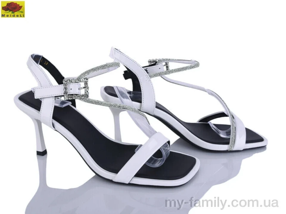 Босоніжки штучний лак білий жінки -, Жіночі босоніжки оптом