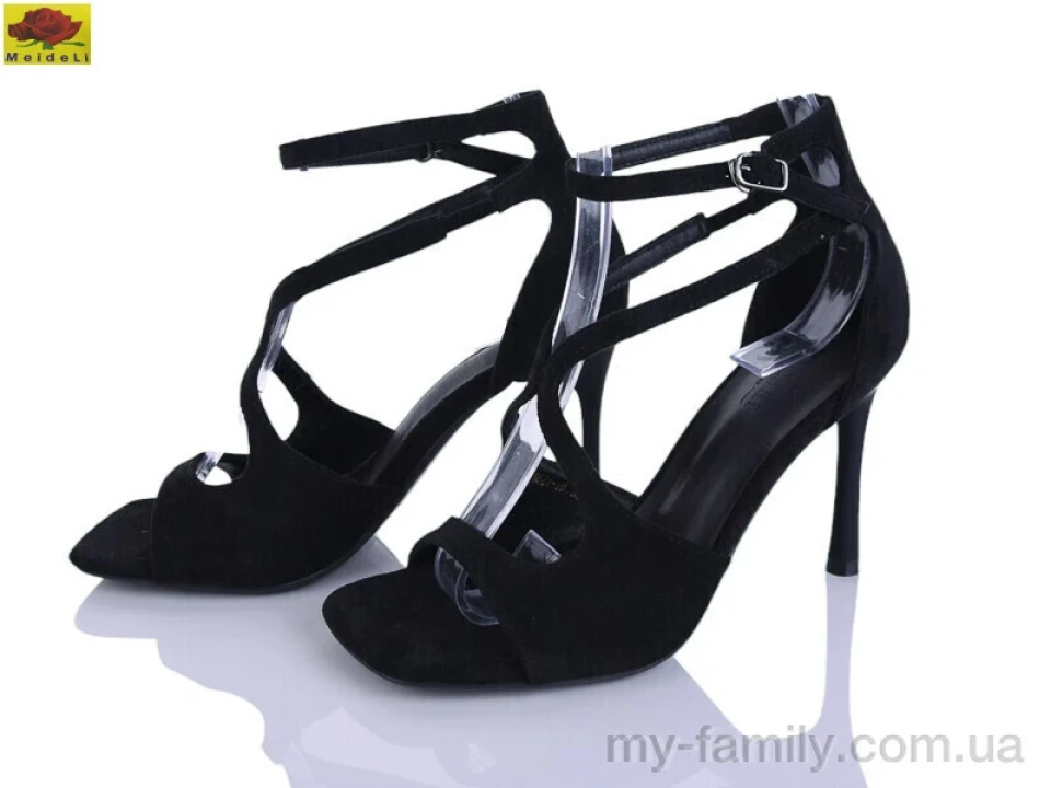 Босоніжки штучна замша чорний жінки -, Жіночі босоніжки оптом