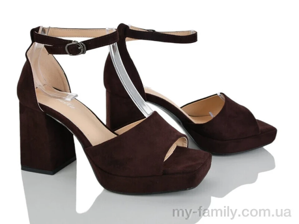 Босоніжки штучна замша коричневий жінки -, Жіночі босоніжки оптом