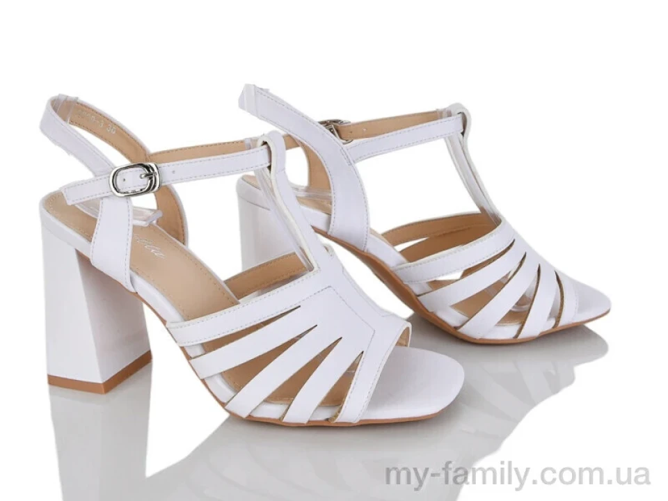 Босоніжки штучна шкіра білий жінки -, Жіночі босоніжки оптом