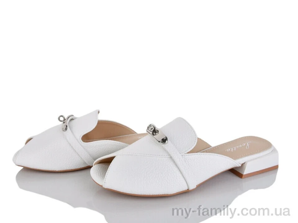 Шльопанці штучна шкіра білий жінки -, Жіночі шльопанці оптом